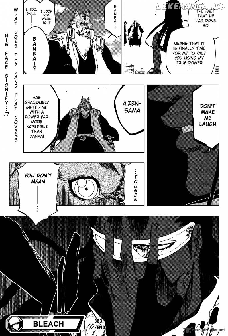 Bleach Chapter 383 - page 20