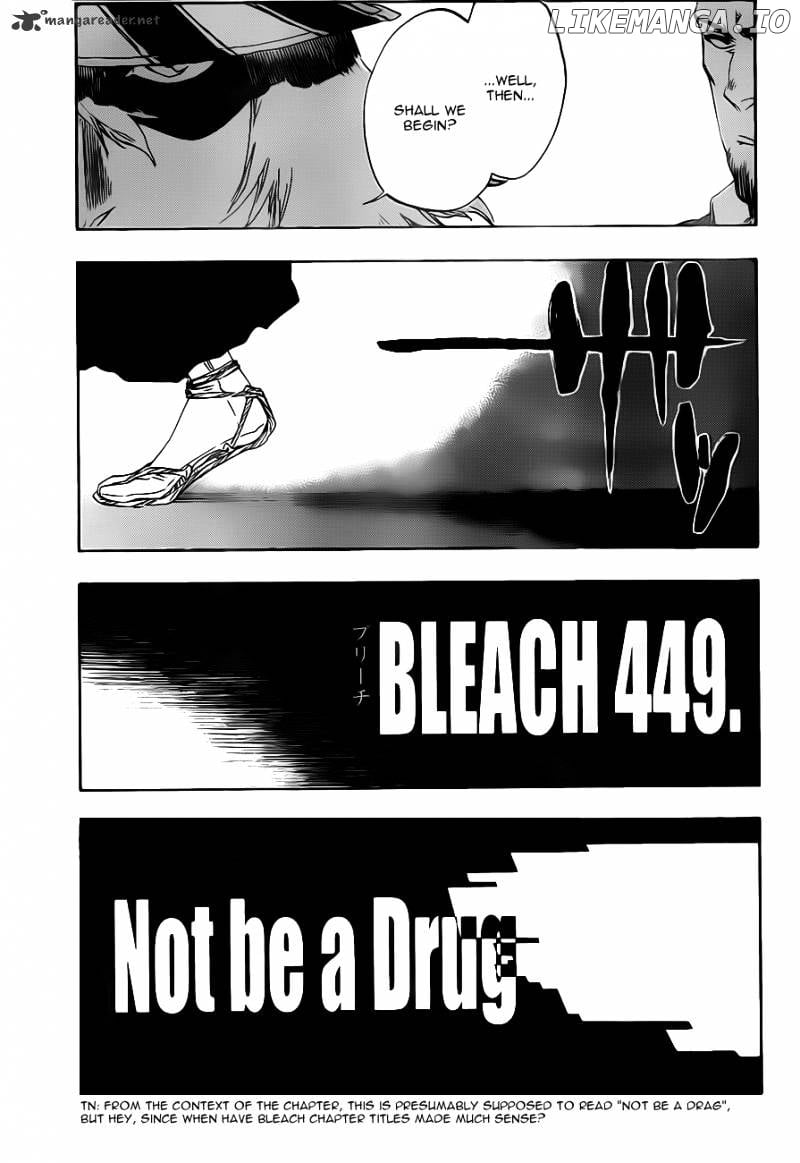 Bleach Chapter 449 - page 4