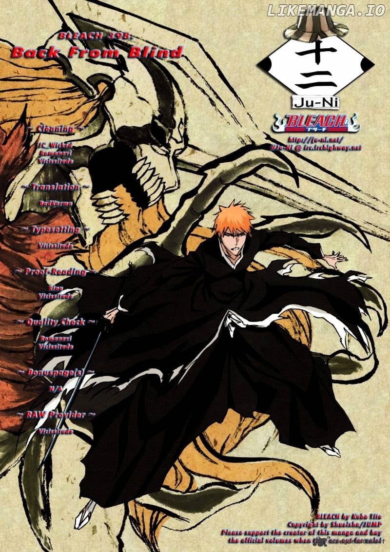 Bleach Chapter 398 - page 1