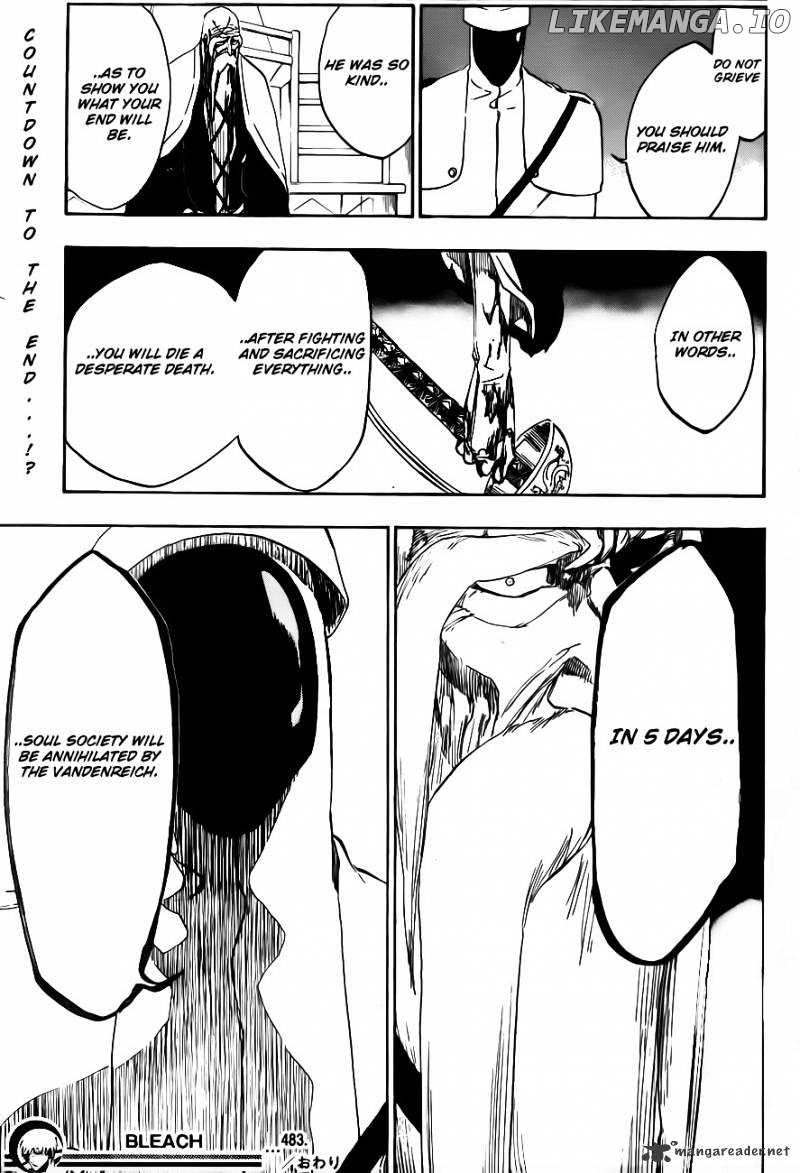 Bleach Chapter 483 - page 18