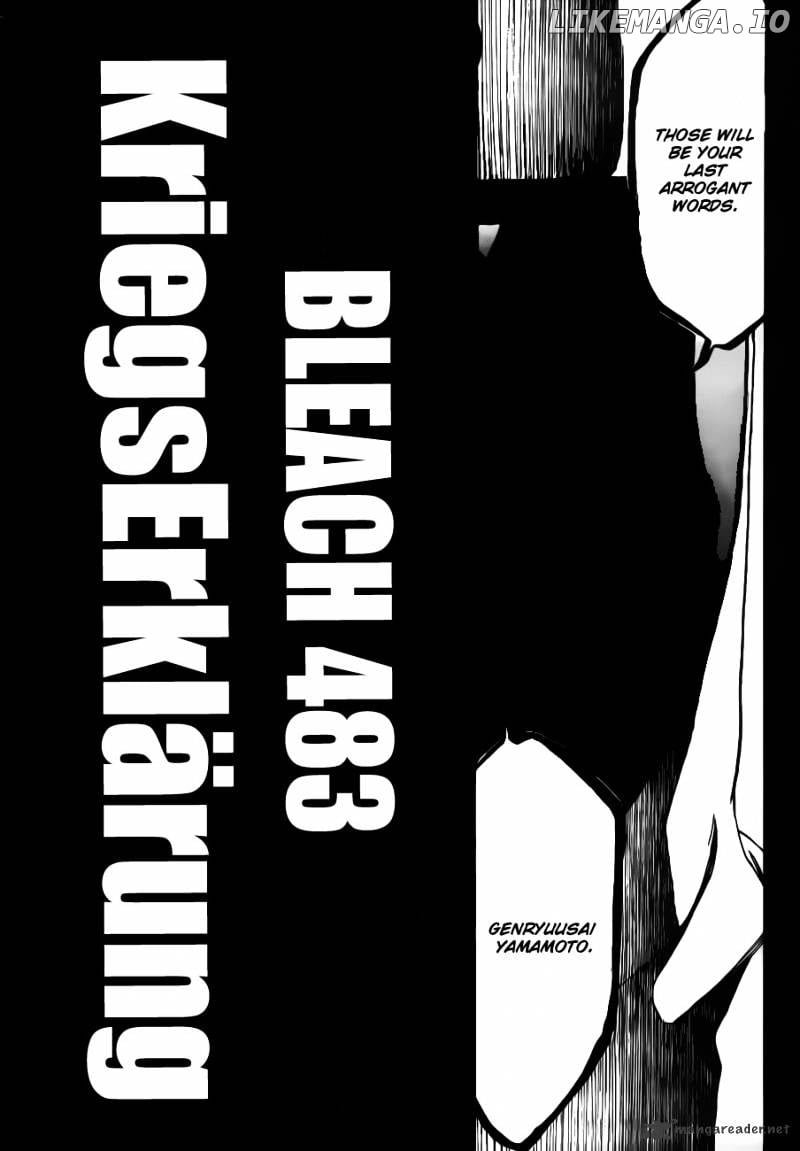 Bleach Chapter 483 - page 4