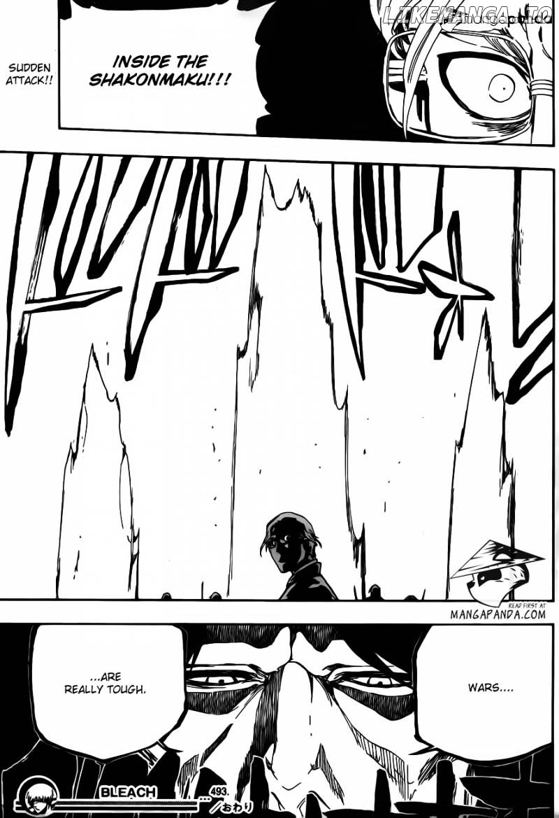 Bleach Chapter 493 - page 17