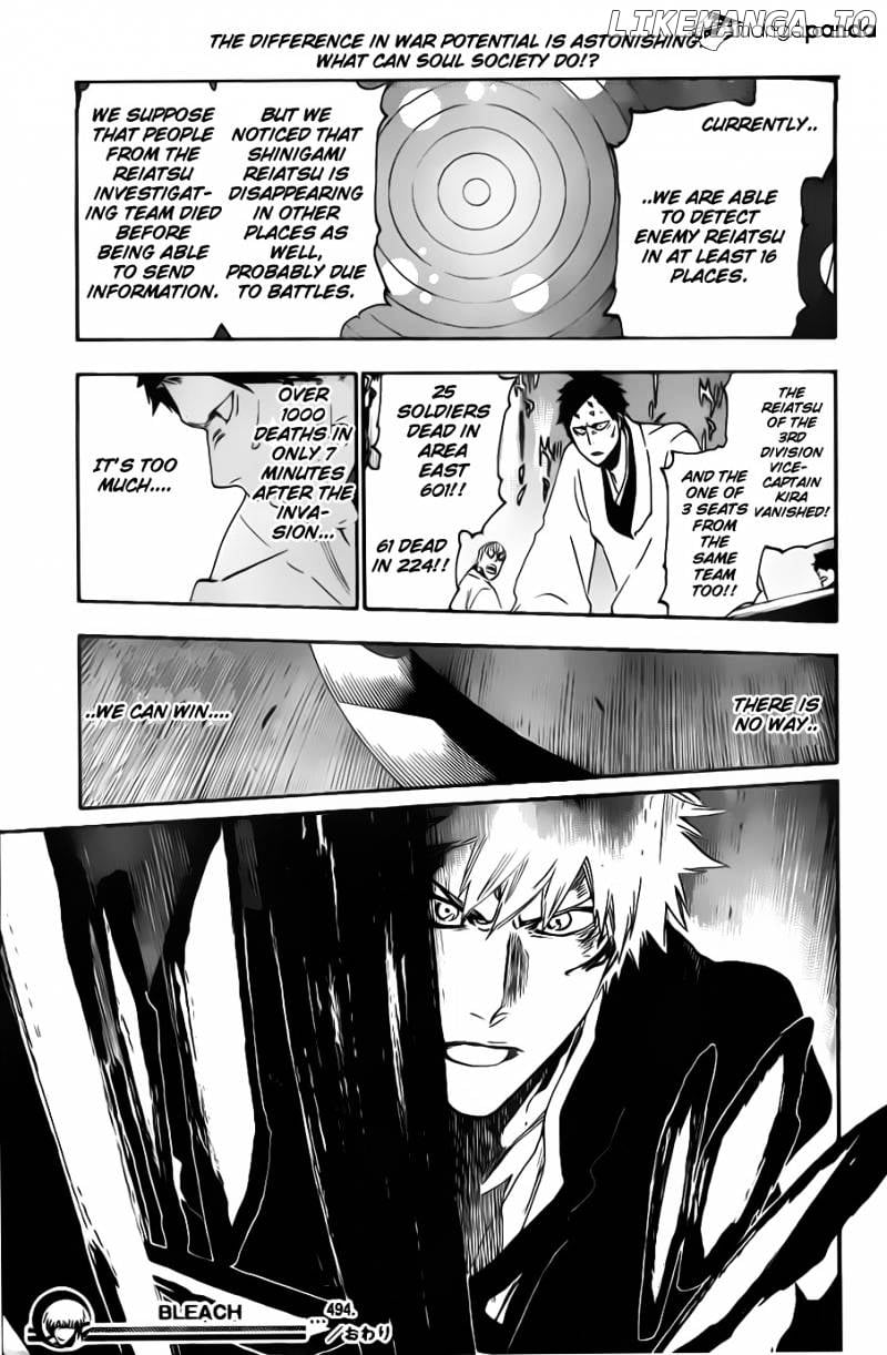 Bleach Chapter 494 - page 19