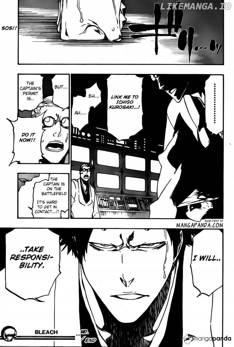 Bleach Chapter 497 - page 17