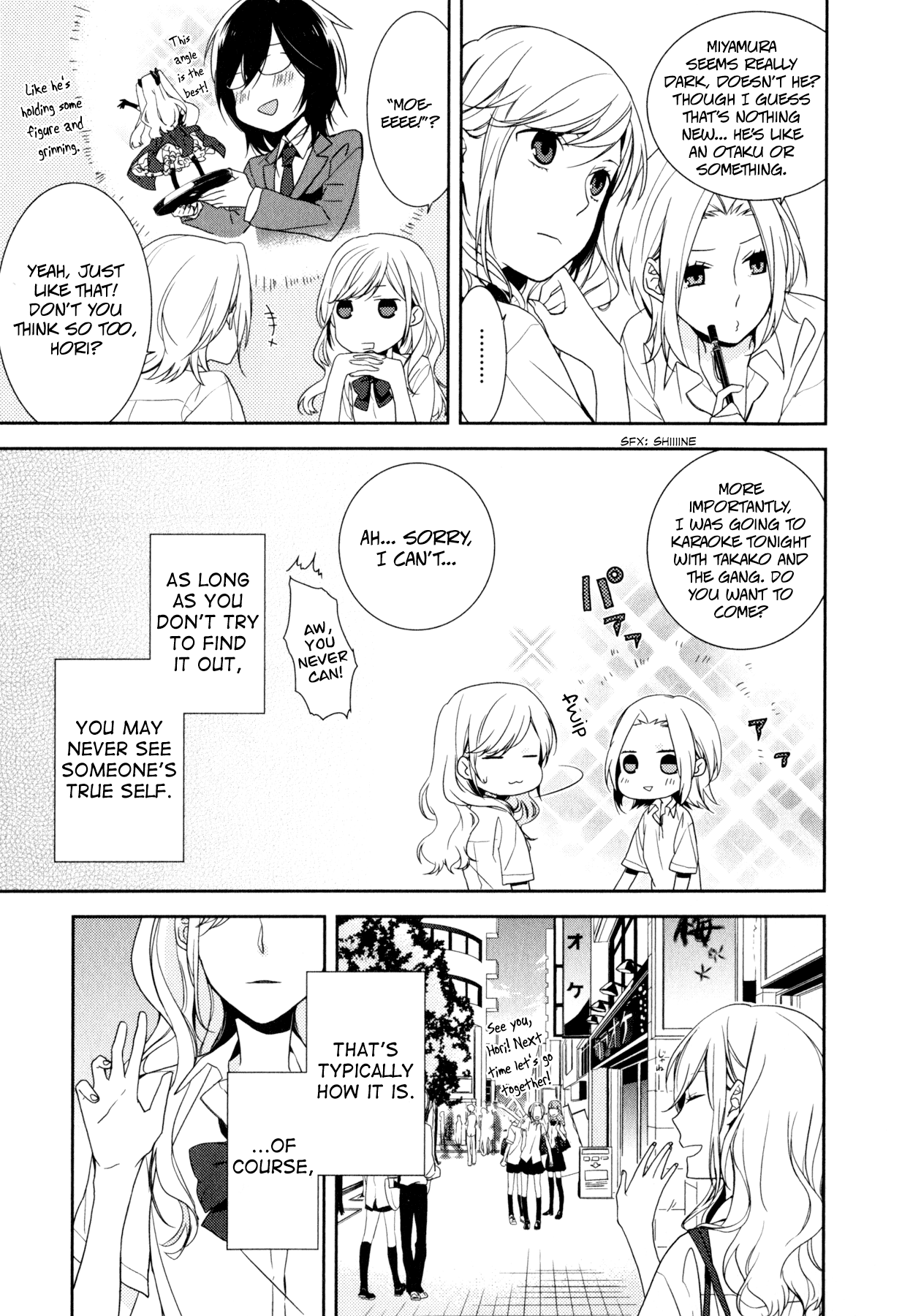 Horimiya chapter 1 - page 9