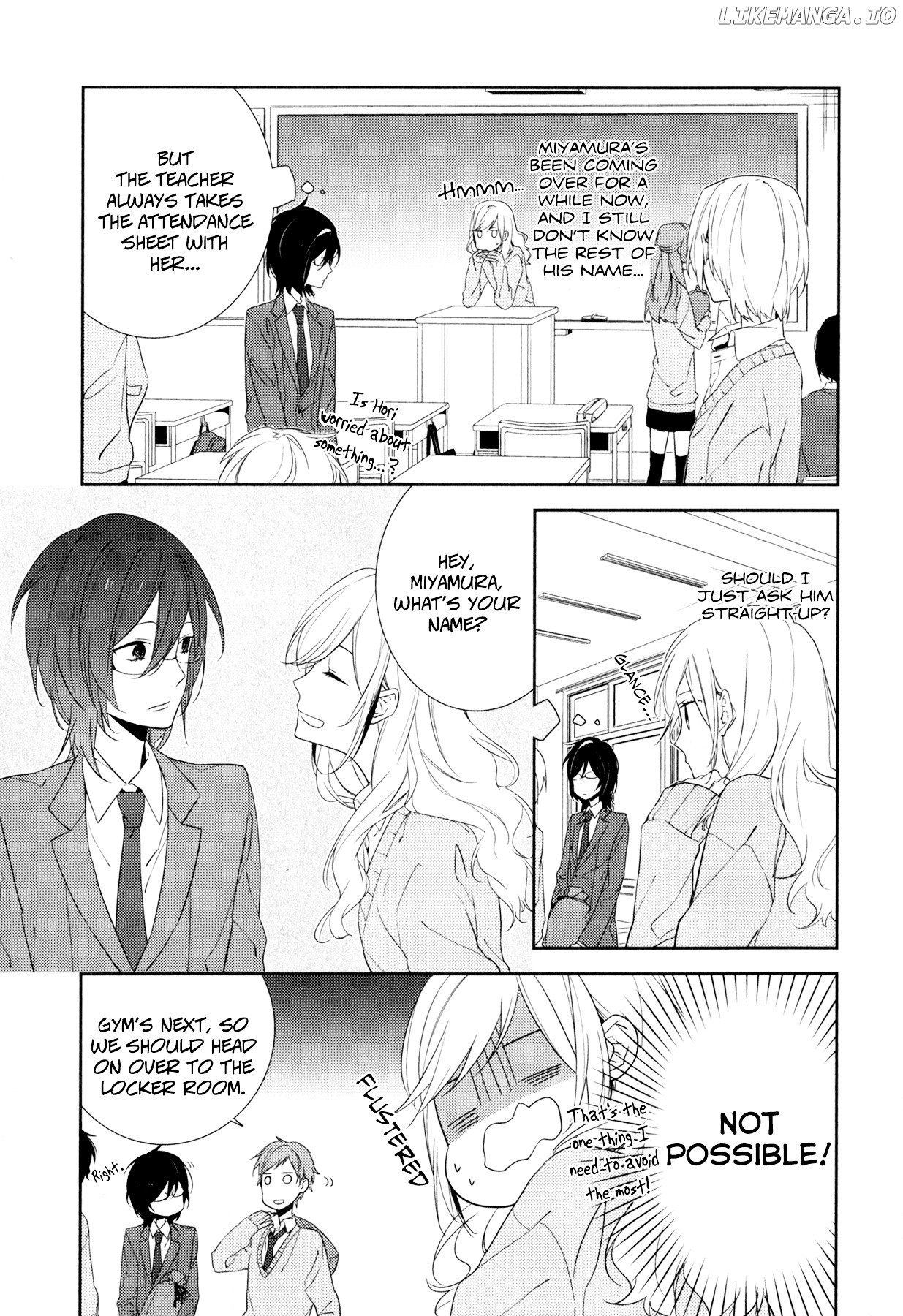 Horimiya chapter 4 - page 8