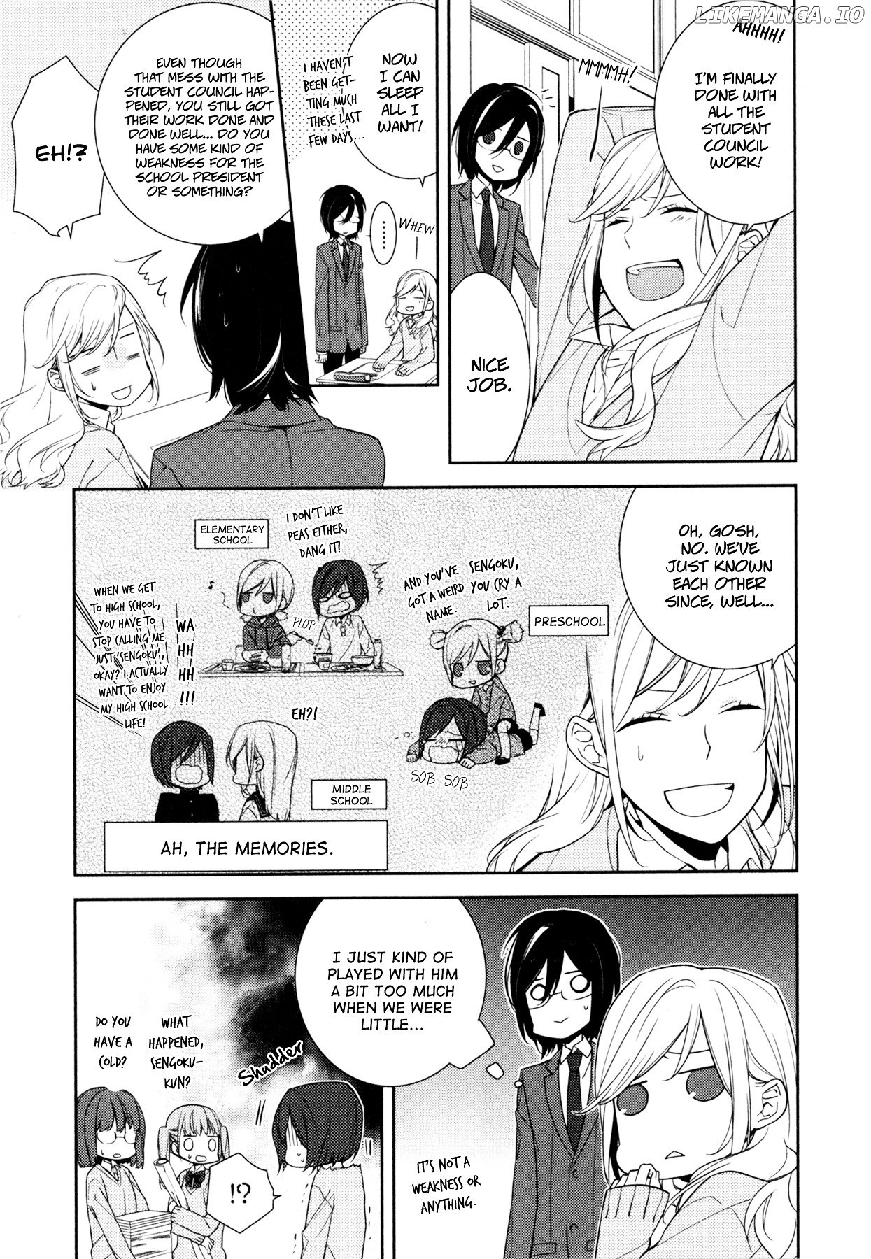 Horimiya chapter 8 - page 1