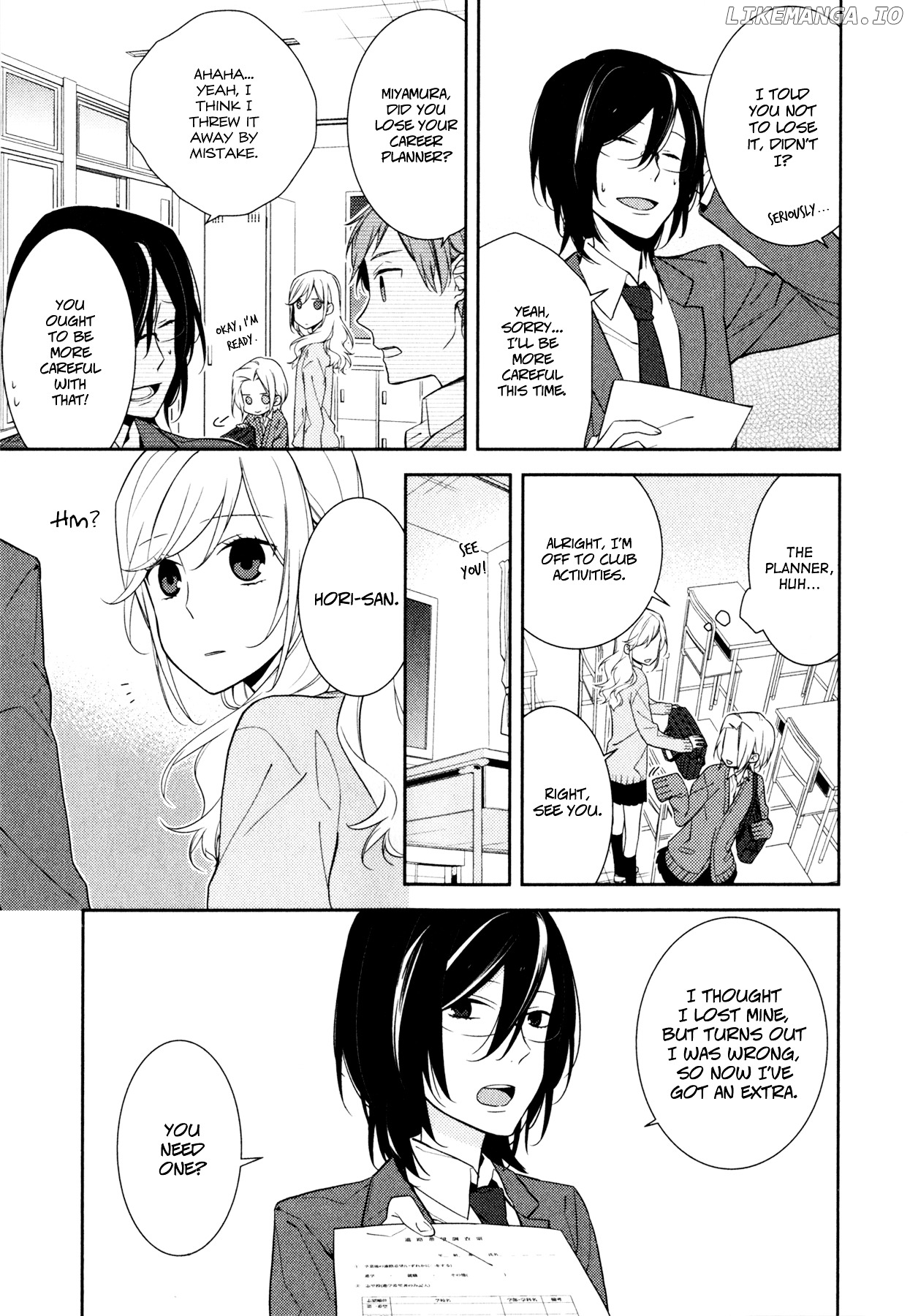 Horimiya chapter 8 - page 19