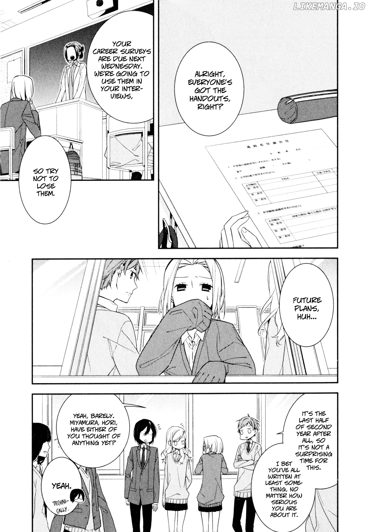 Horimiya chapter 8 - page 3