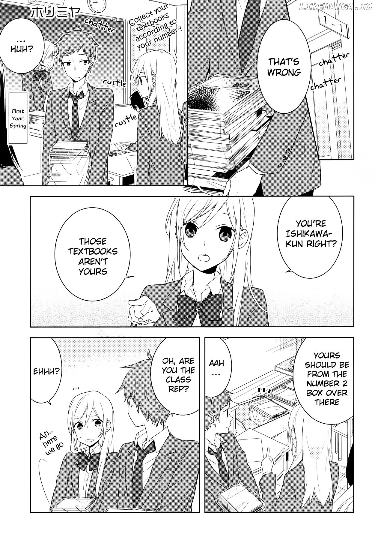 Horimiya chapter 24 - page 2