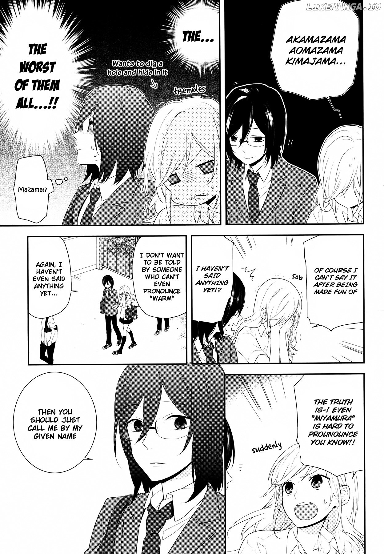 Horimiya chapter 25 - page 21