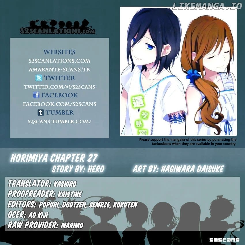 Horimiya chapter 27 - page 1