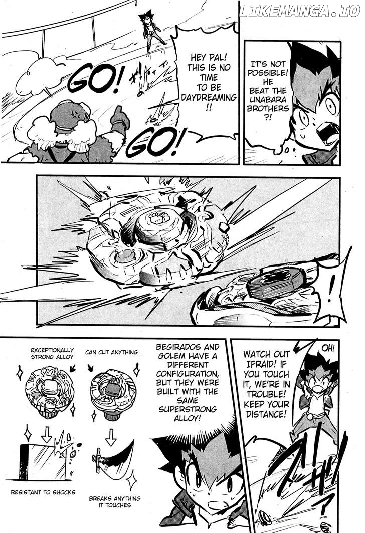 Metal Fight Beyblade Zero G chapter 6 - page 21