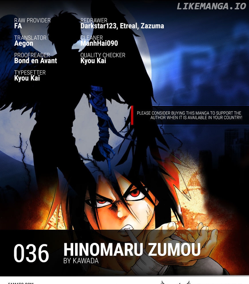 Hinomaru Zumou chapter 36 - page 1