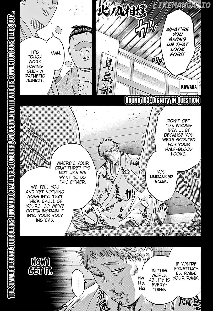 Hinomaru Zumou chapter 183 - page 2