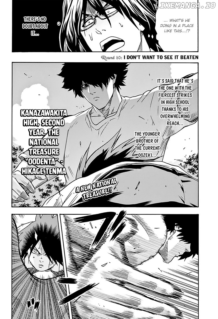 Hinomaru Zumou chapter 80 - page 4