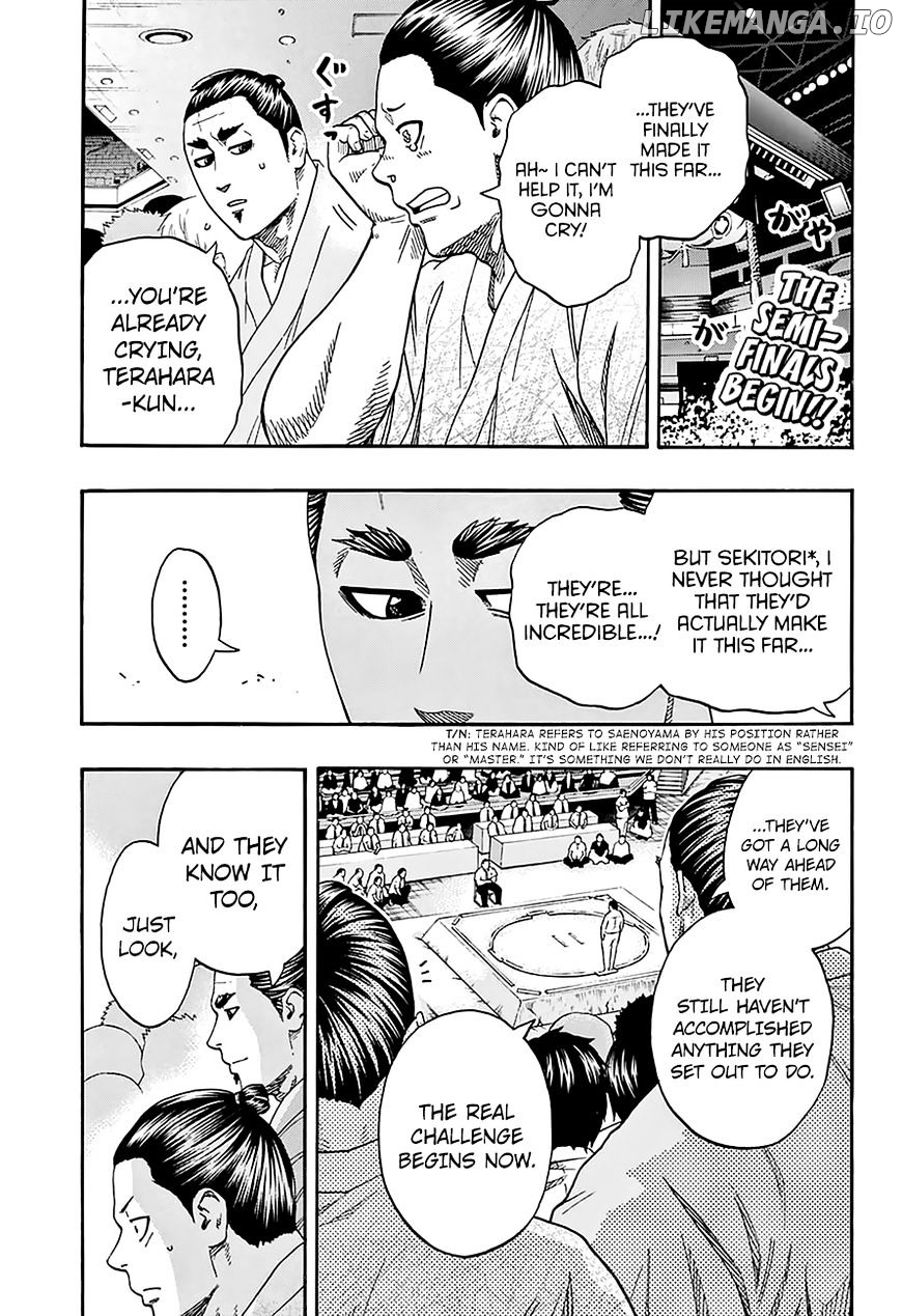 Hinomaru Zumou chapter 115 - page 3