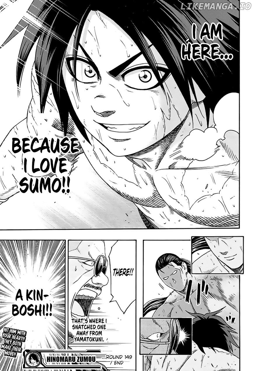 Hinomaru Zumou chapter 149 - page 18