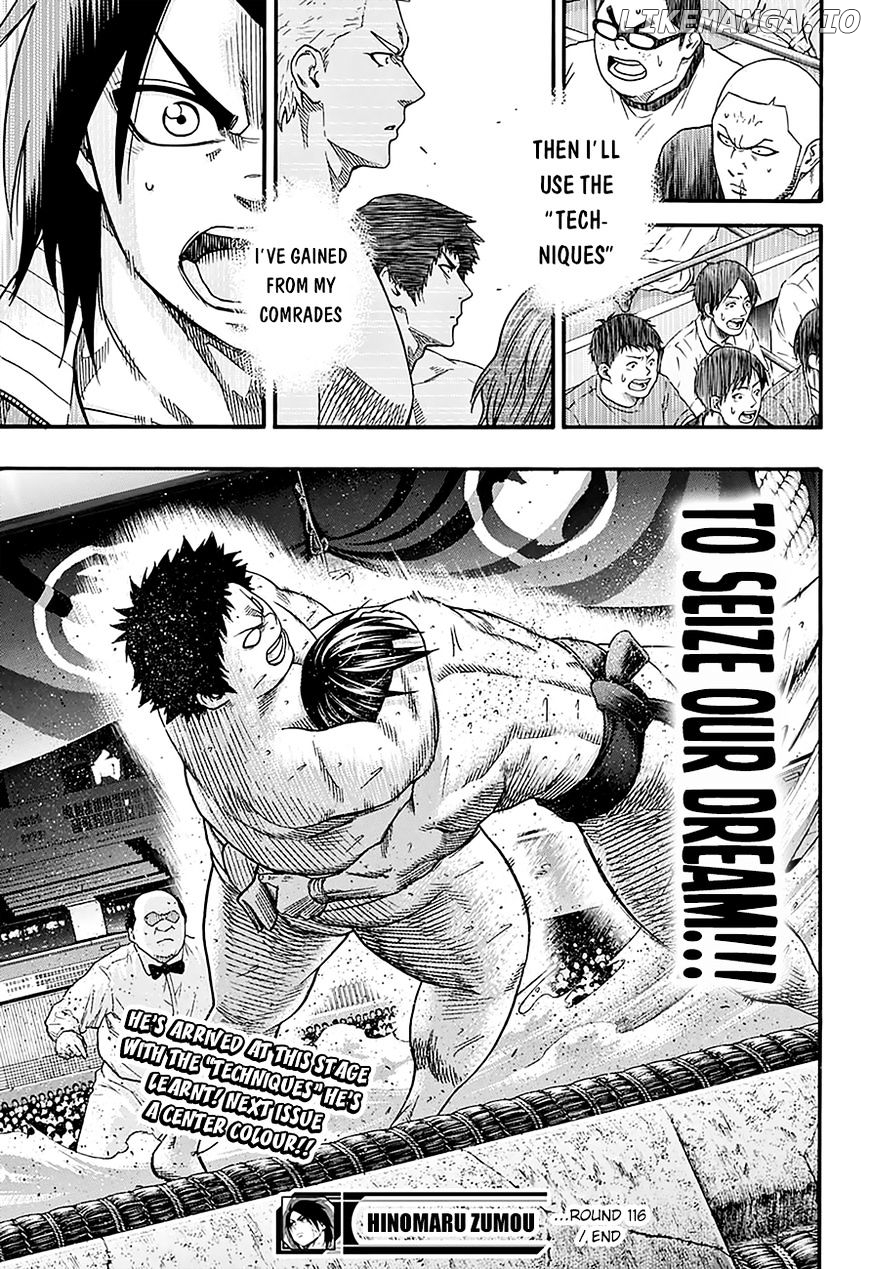 Hinomaru Zumou chapter 116 - page 20