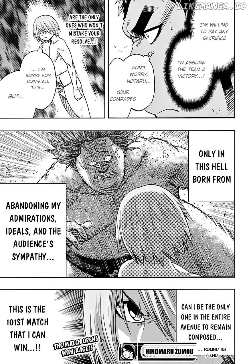 Hinomaru Zumou chapter 118 - page 20