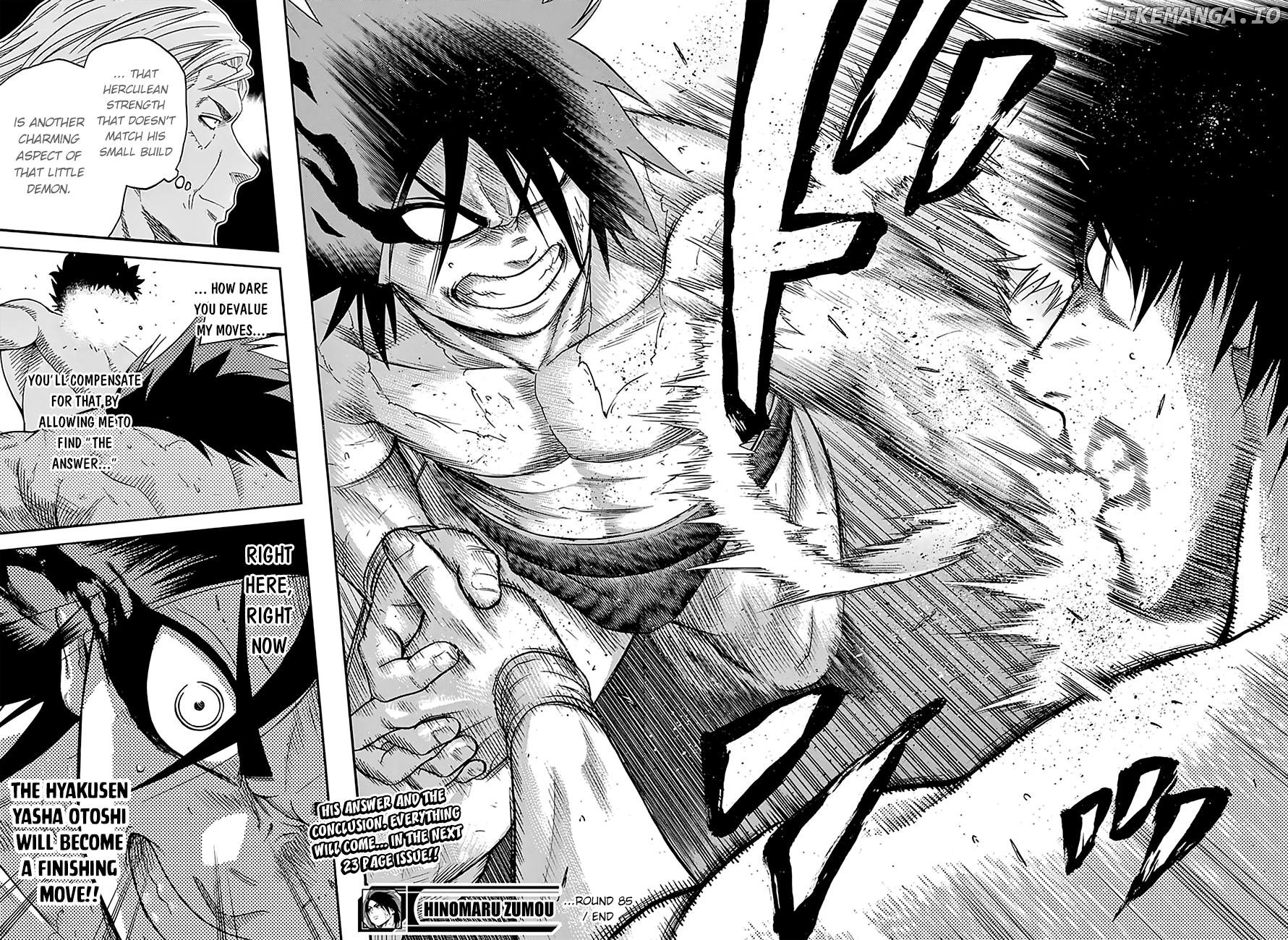 Hinomaru Zumou chapter 85 - page 21