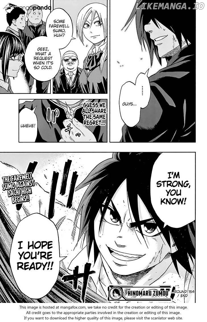 Hinomaru Zumou chapter 154 - page 19