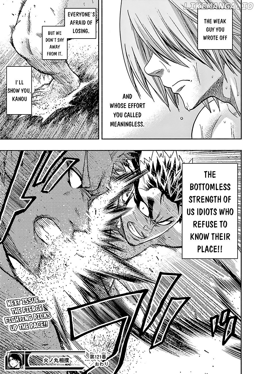 Hinomaru Zumou chapter 121 - page 19