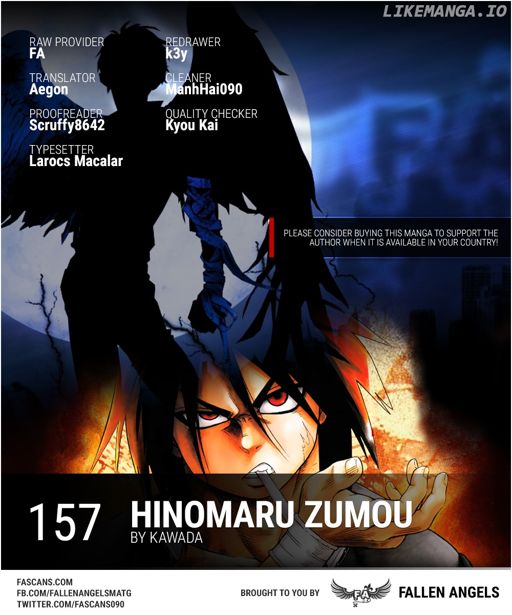 Hinomaru Zumou chapter 157 - page 1