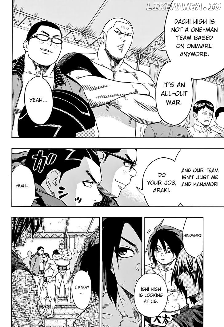 Hinomaru Zumou chapter 49 - page 19