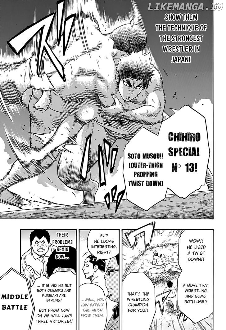 Hinomaru Zumou chapter 49 - page 7