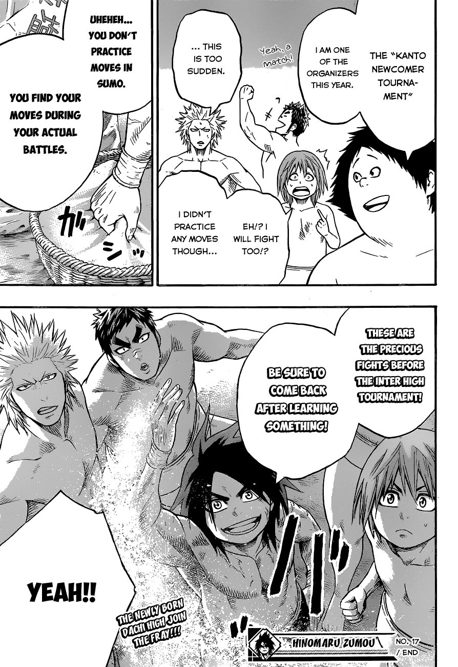 Hinomaru Zumou chapter 17 - page 19