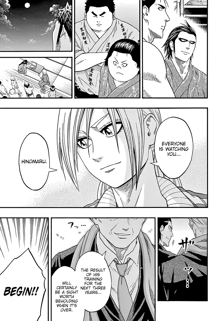 Hinomaru Zumou chapter 159 - page 18