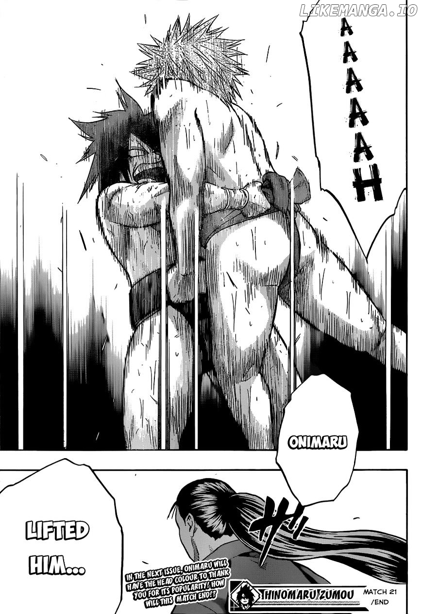 Hinomaru Zumou chapter 21 - page 19