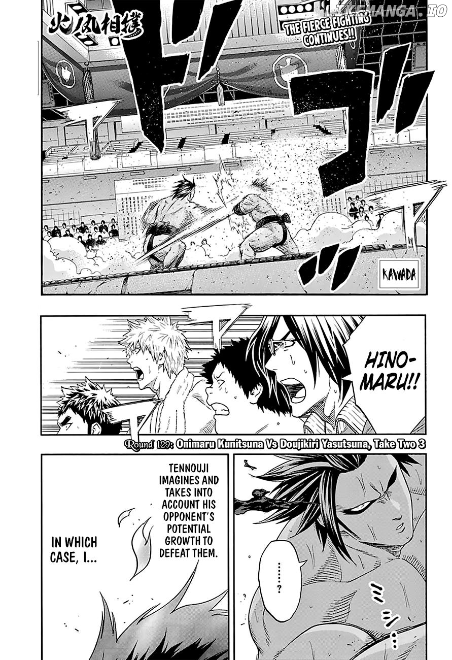 Hinomaru Zumou chapter 129 - page 3