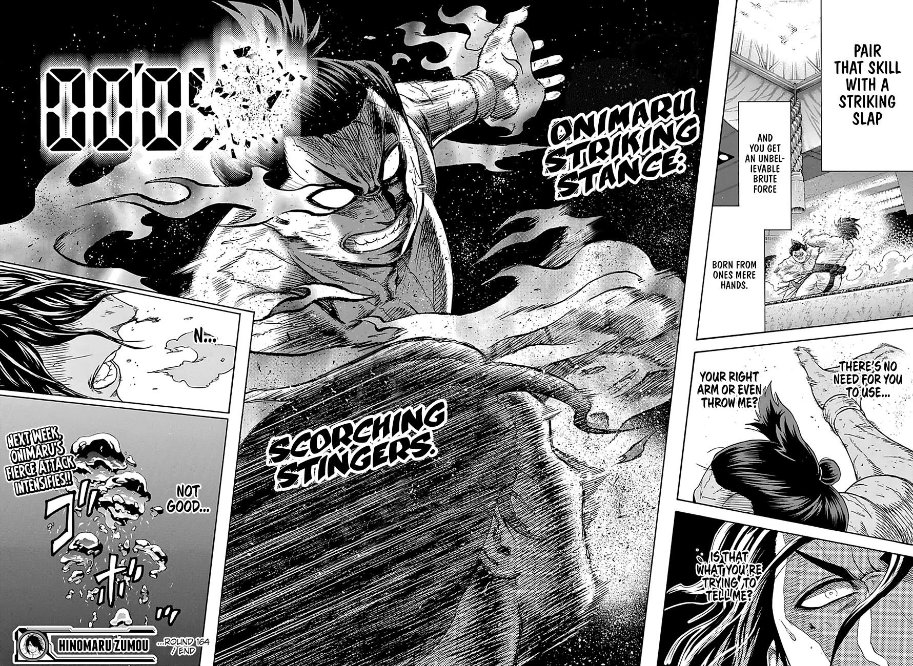 Hinomaru Zumou chapter 164 - page 22