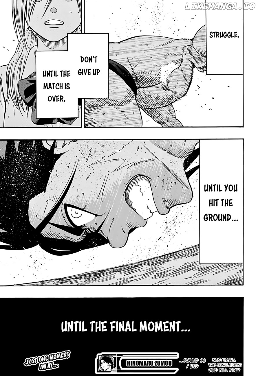 Hinomaru Zumou chapter 96 - page 21