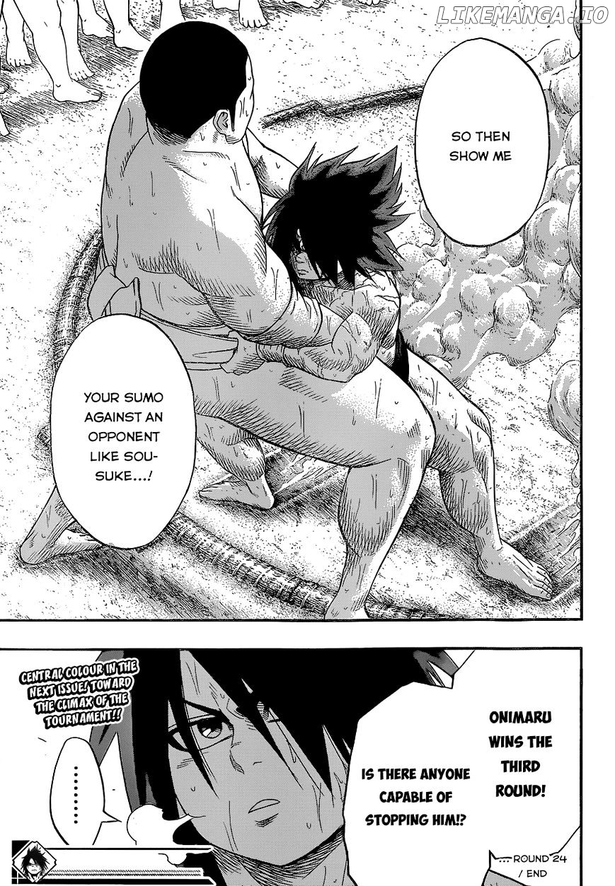 Hinomaru Zumou chapter 24 - page 19