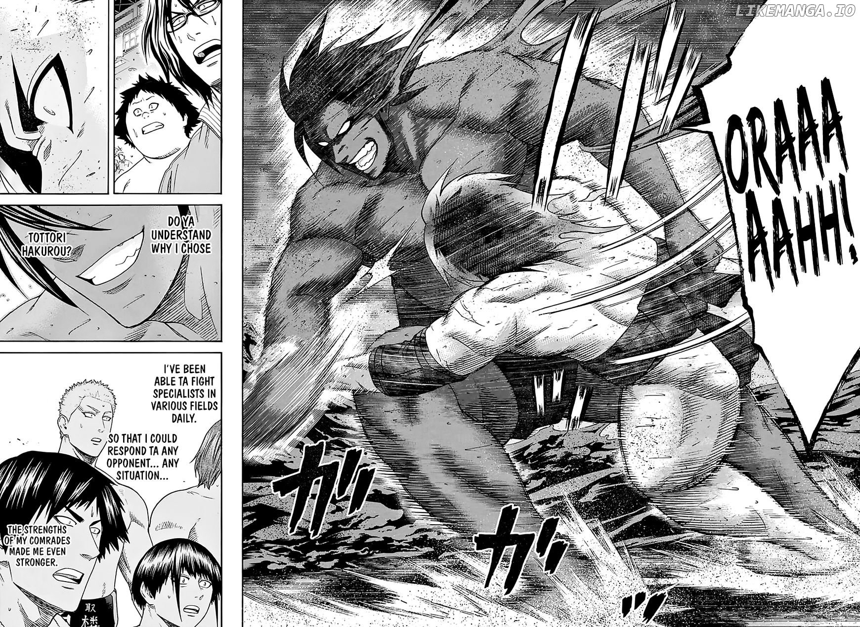 Hinomaru Zumou chapter 130 - page 8