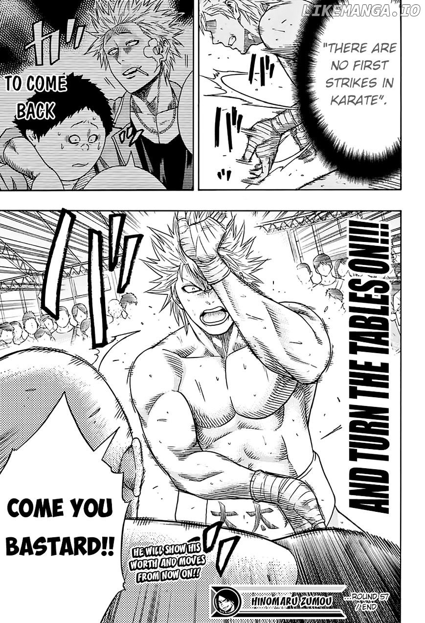 Hinomaru Zumou chapter 57 - page 20