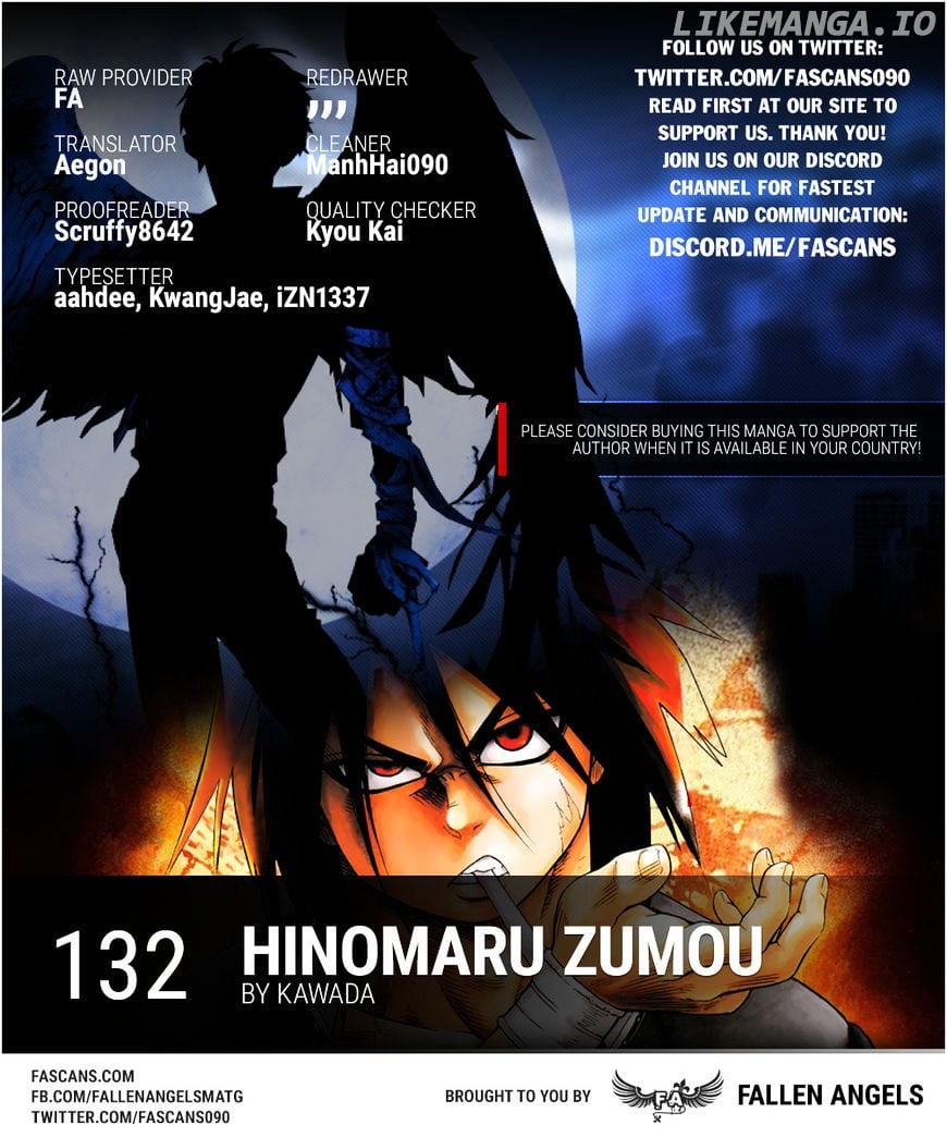 Hinomaru Zumou chapter 132 - page 1