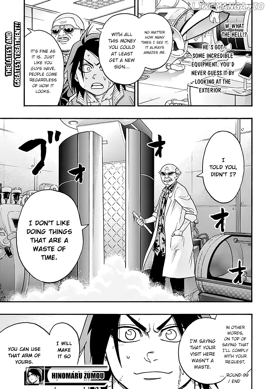 Hinomaru Zumou chapter 99 - page 23