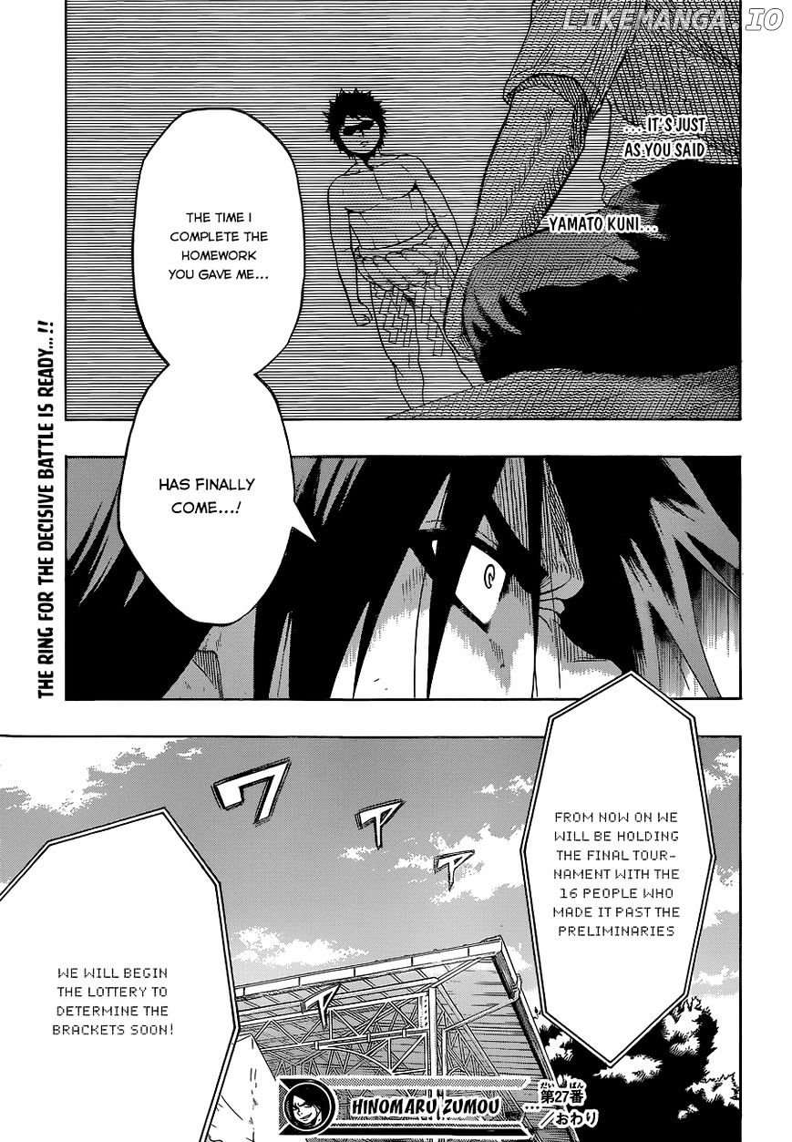 Hinomaru Zumou chapter 27 - page 19