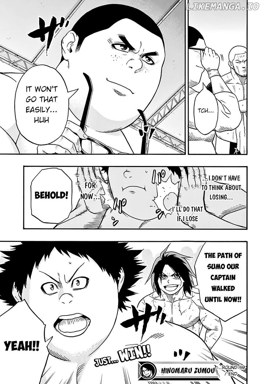 Hinomaru Zumou chapter 59 - page 19