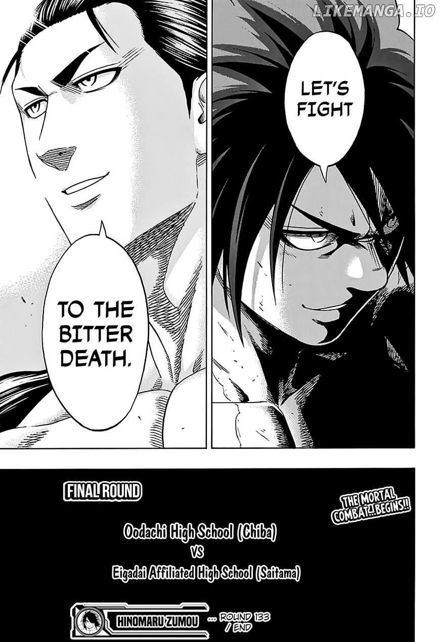 Hinomaru Zumou chapter 133 - page 16