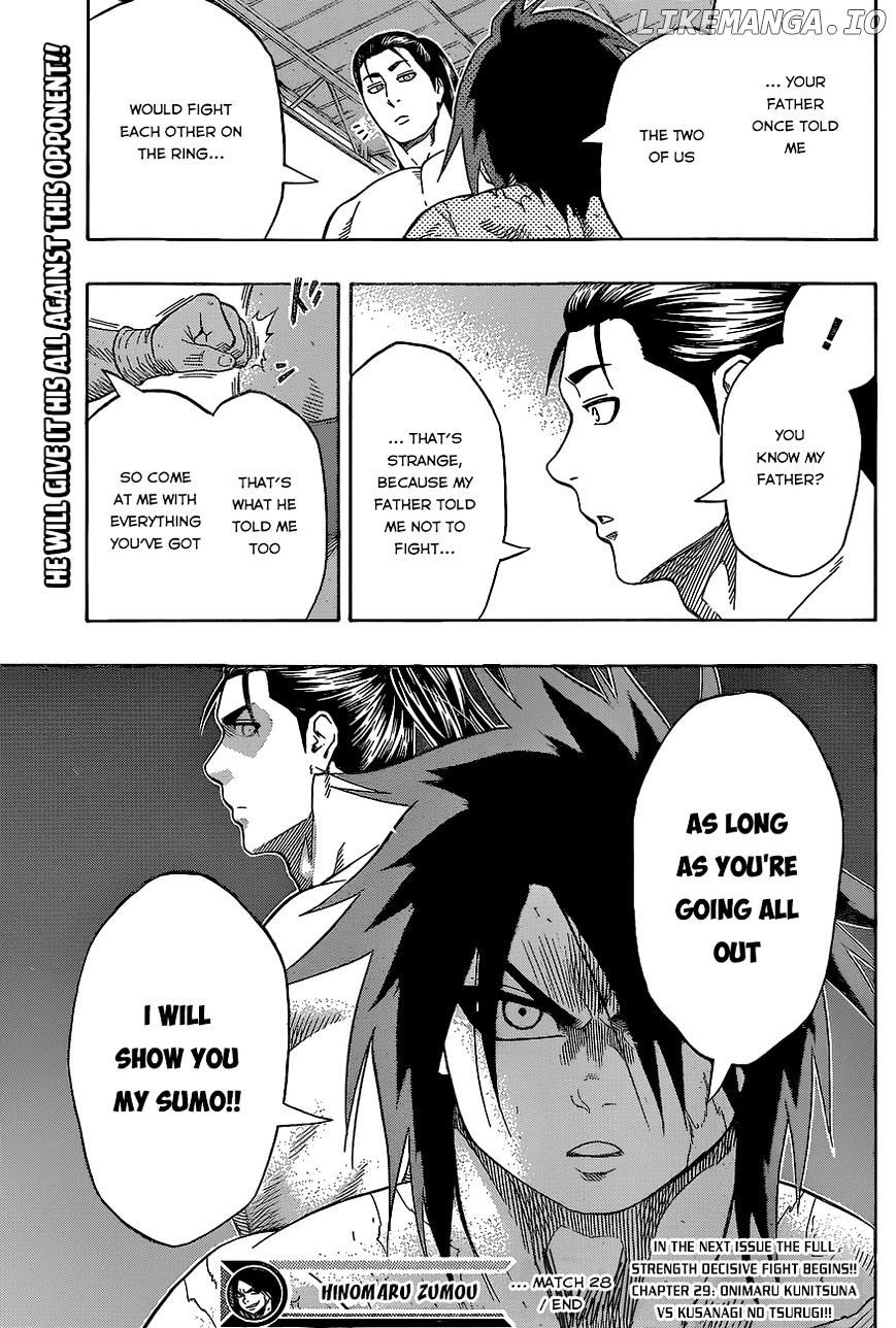 Hinomaru Zumou chapter 28 - page 21