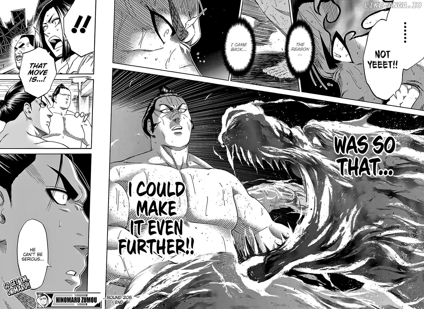 Hinomaru Zumou chapter 208 - page 17