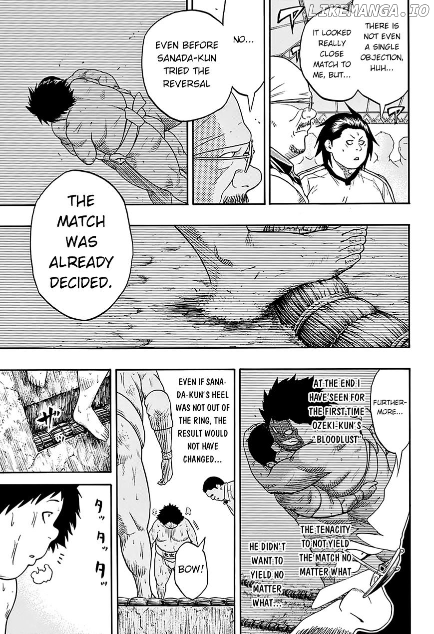 Hinomaru Zumou chapter 62 - page 15