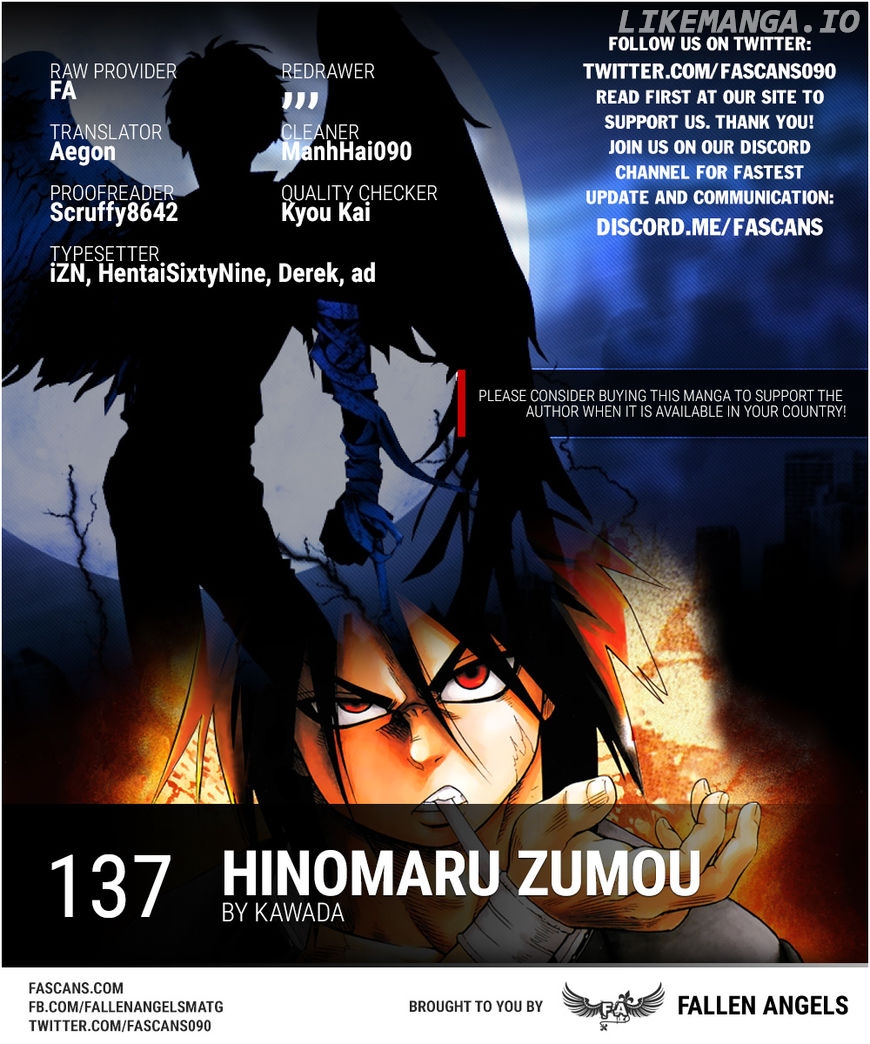 Hinomaru Zumou chapter 137 - page 1