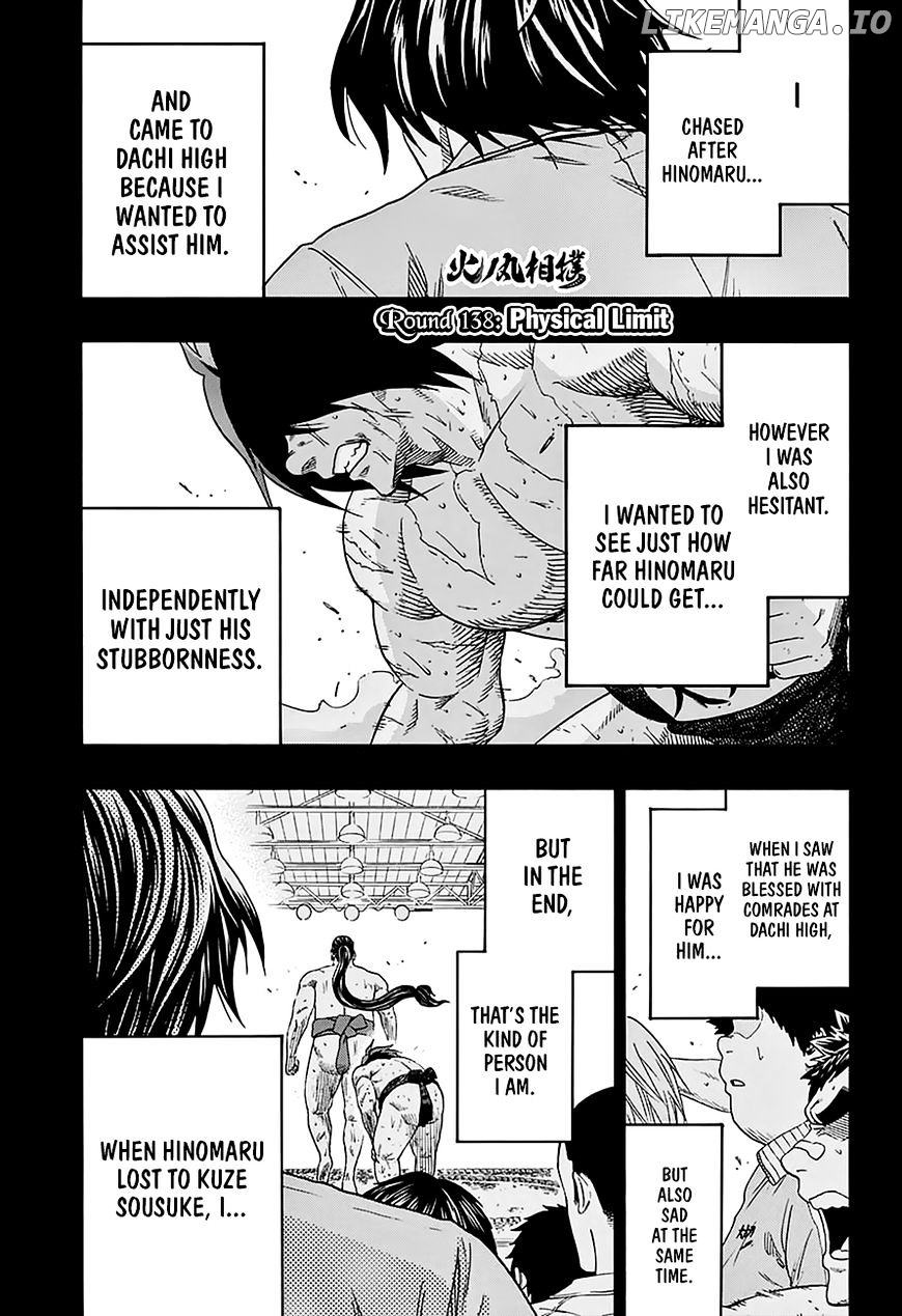 Hinomaru Zumou chapter 138 - page 3