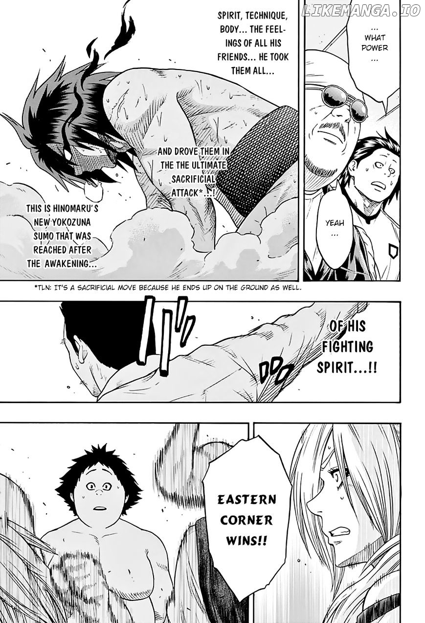 Hinomaru Zumou chapter 67 - page 16